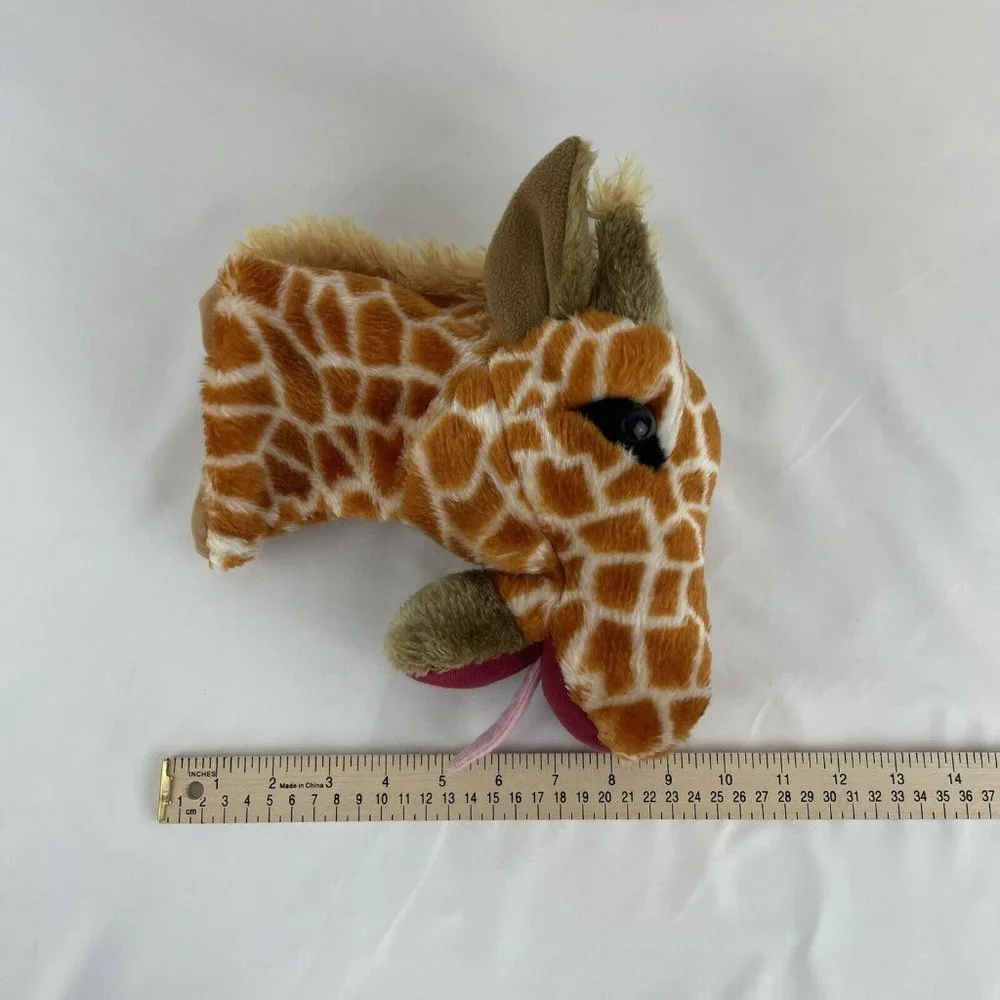 Animal Planet Giraffe Hand Puppet 10" Plush Toy Pretend Play 2008 - Picture 5 of 6
